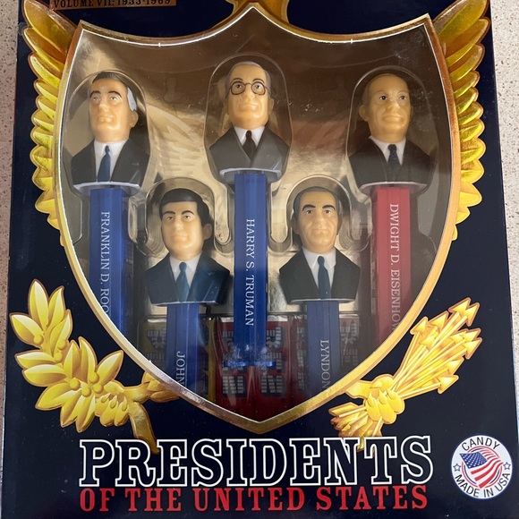 Pez Other Pez Presidents Roosevelt Truman Eisenhower Kennedy And Johnson New Poshmark